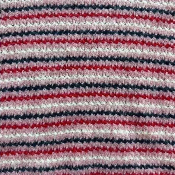 Women's Sundry Knit Sweater Size Small Pink Stripes Casual Workwear Pullover - Picture 4 of 4